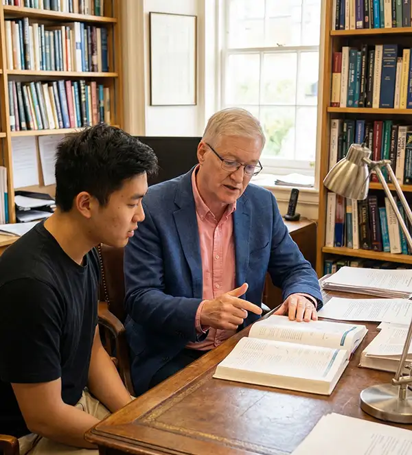 Student preparing for the SHSAT exam